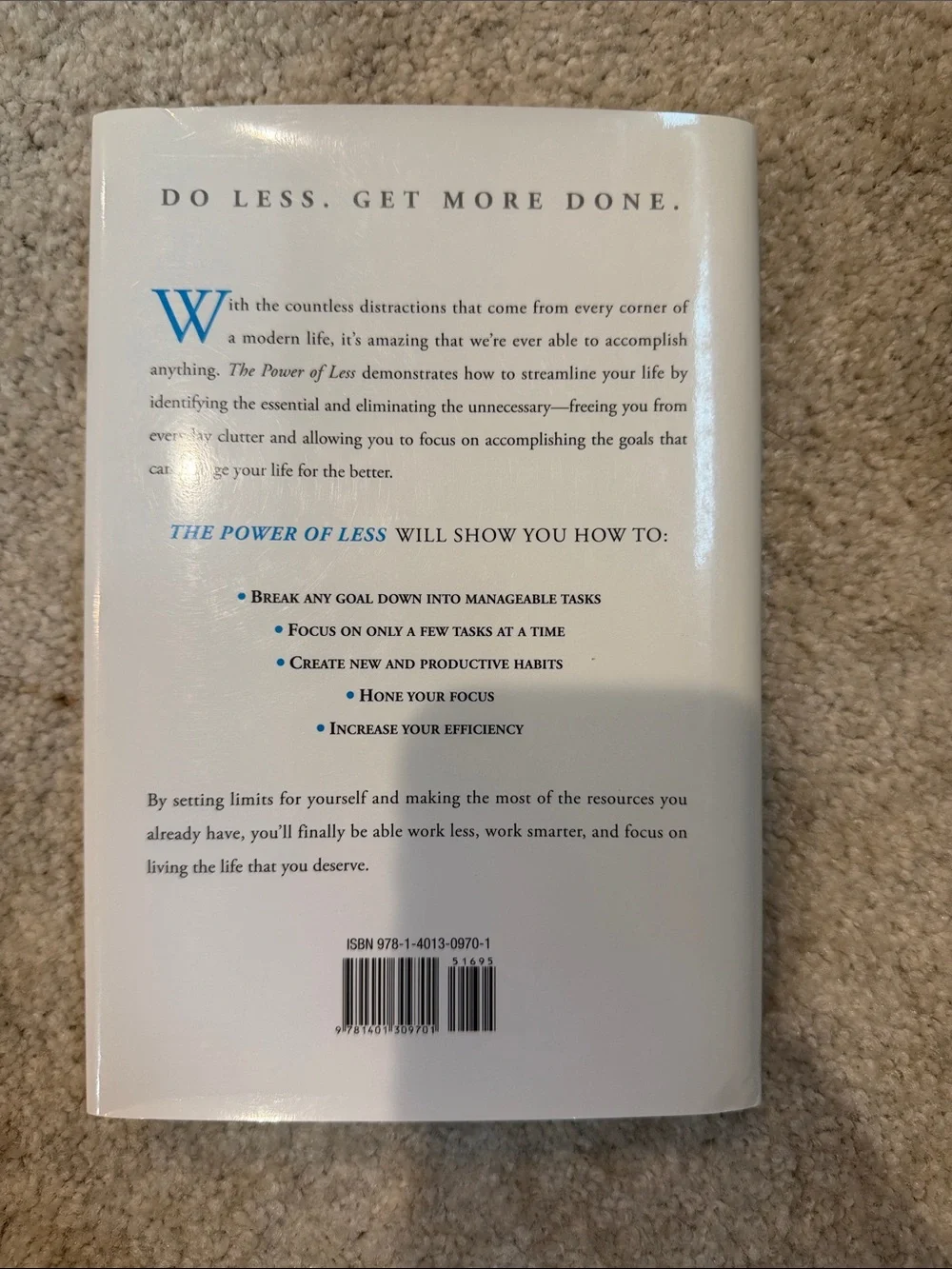 Hardcover The Power of Less - by Leo Babuta